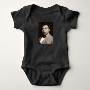 Black History Icon: Booker T Washington, Portrait Baby Bodysuit
