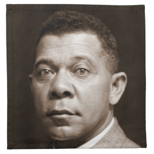 Black History Icon: Booker T Washington, Portrait Cloth Napkin