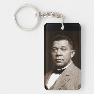 Black History Icon: Booker T Washington, Portrait Keychain