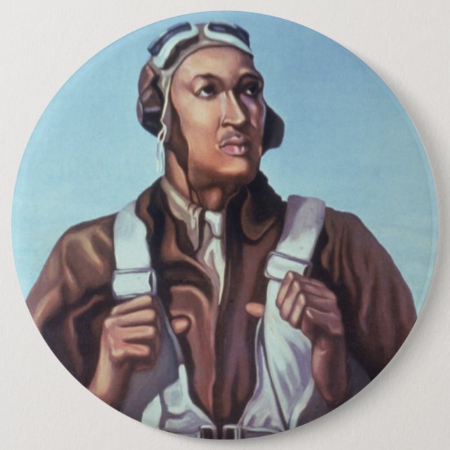 Black History Icons: Aviators of WW2, US Pilots Button (Front)