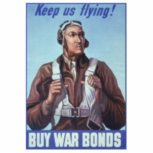 Black History Icons: Aviators of WW2, US Pilots Cutout