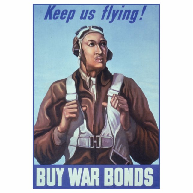 Black History Icons: Aviators of WW2, US Pilots Cutout (Front)