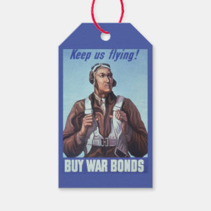 Black History Icons: Aviators of WW2, US Pilots Gift Tags