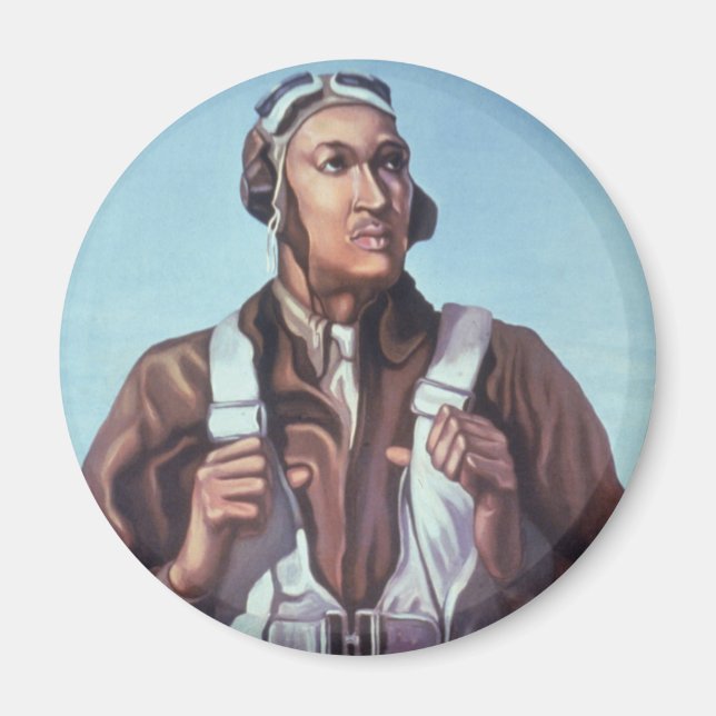 Black History Icons: Aviators of WW2, US Pilots Magnet (Front)