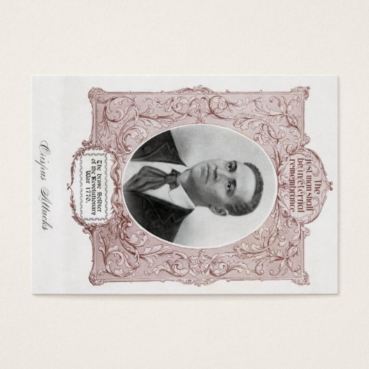 Black History Icons: Crispus Attucks, Martyr  (Front)