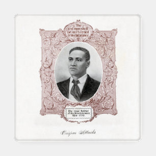 Black History Icons: Crispus Attucks, Martyr  Coaster Set
