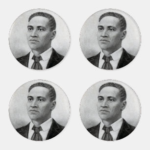 Black History Icons: Crispus Attucks, Martyr  Coaster Set
