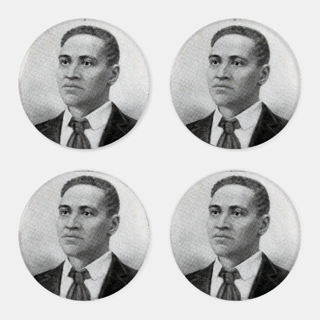 Black History Icons: Crispus Attucks, Martyr  Coaster Set (Set)