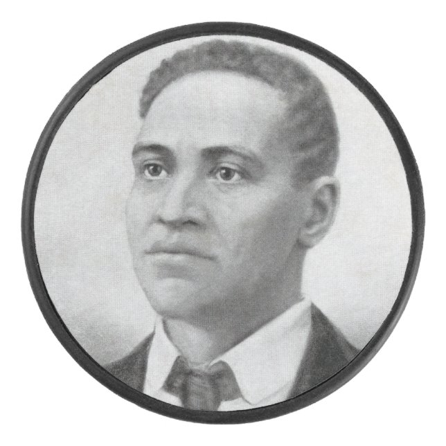 Black History Icons: Crispus Attucks, Martyr  Hockey Puck (Front)
