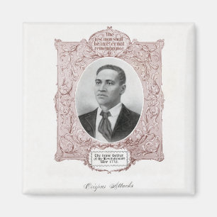 Black History Icons: Crispus Attucks, Martyr  Magnet