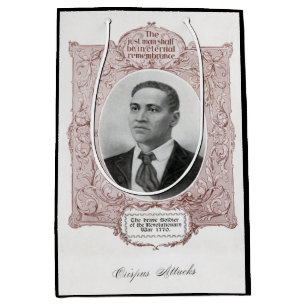 Black History Icons: Crispus Attucks, Martyr  Medium Gift Bag