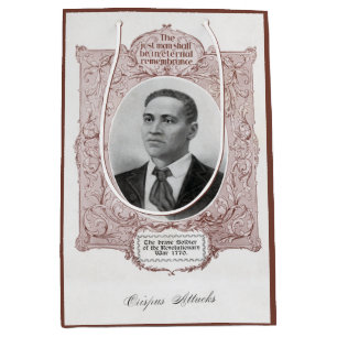 Black History Icons: Crispus Attucks, Martyr  Medium Gift Bag