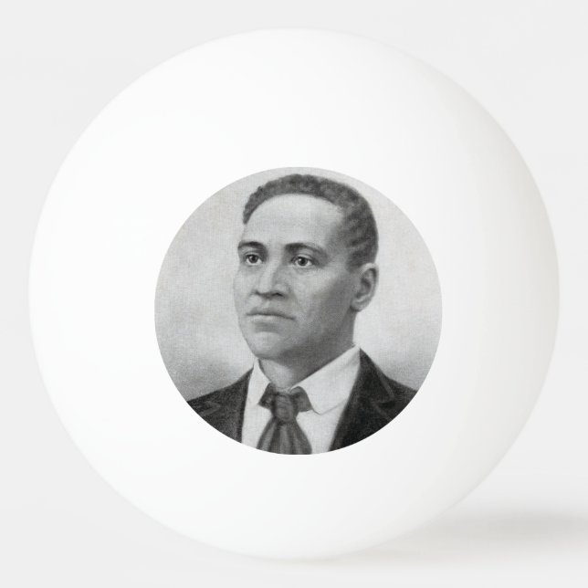Black History Icons: Crispus Attucks, Martyr  Ping Pong Ball (Front)