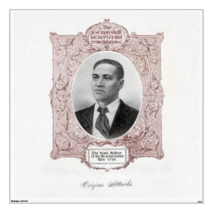 Black History Icons: Crispus Attucks, Martyr  Wall Decal