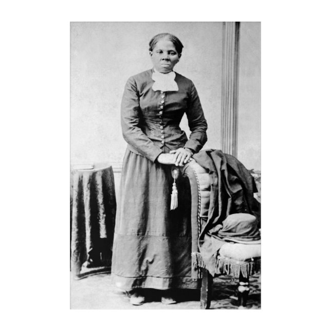 Black History Icons: Harriet Tubman, Civil Rights Acrylic Print (Front)