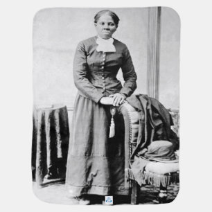 Black History Icons: Harriet Tubman, Civil Rights Baby Blanket