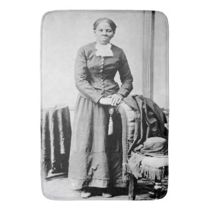 Black History Icons: Harriet Tubman, Civil Rights Bath Mat