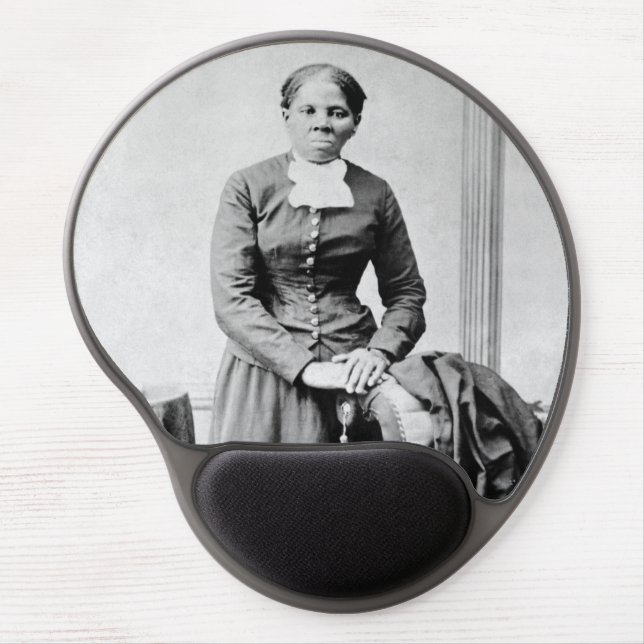 Black History Icons: Harriet Tubman, Civil Rights Gel Mouse Pad (Front)