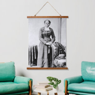 Black History Icons: Harriet Tubman, Civil Rights Hanging Tapestry