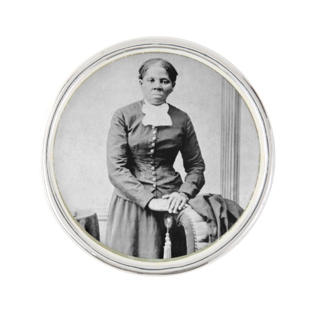 Black History Icons: Harriet Tubman, Civil Rights Lapel Pin (Front)