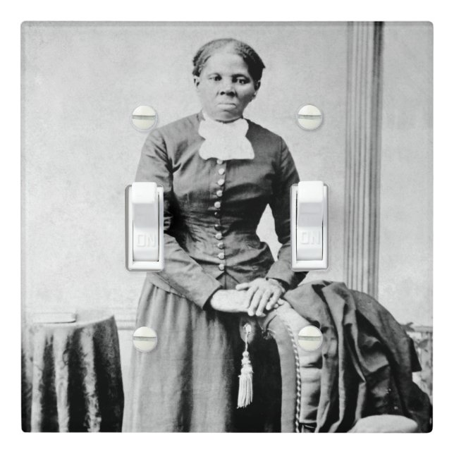Black History Icons: Harriet Tubman, Civil Rights Light Switch Cover (In Situ)