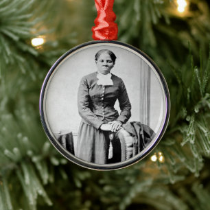 Black History Icons: Harriet Tubman, Civil Rights Metal Ornament