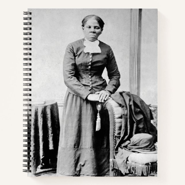 Black History Icons: Harriet Tubman, Civil Rights Notebook (Front)