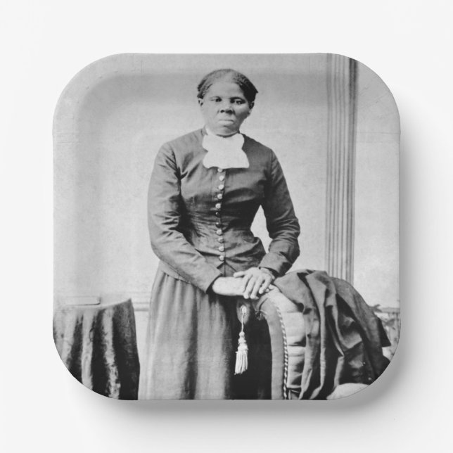 Black History Icons: Harriet Tubman, Civil Rights Paper Plates (Front)
