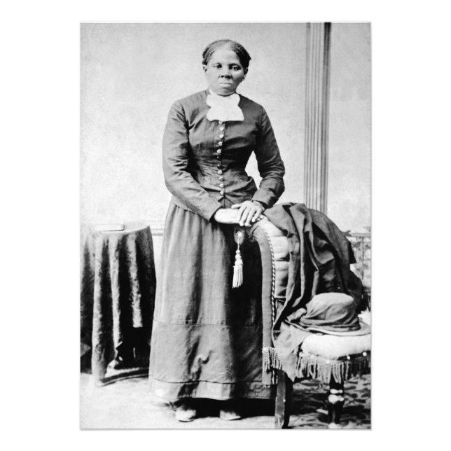Black History Icons: Harriet Tubman, Civil Rights Photo Print (Front)