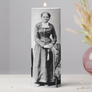 Black History Icons: Harriet Tubman, Civil Rights Pillar Candle