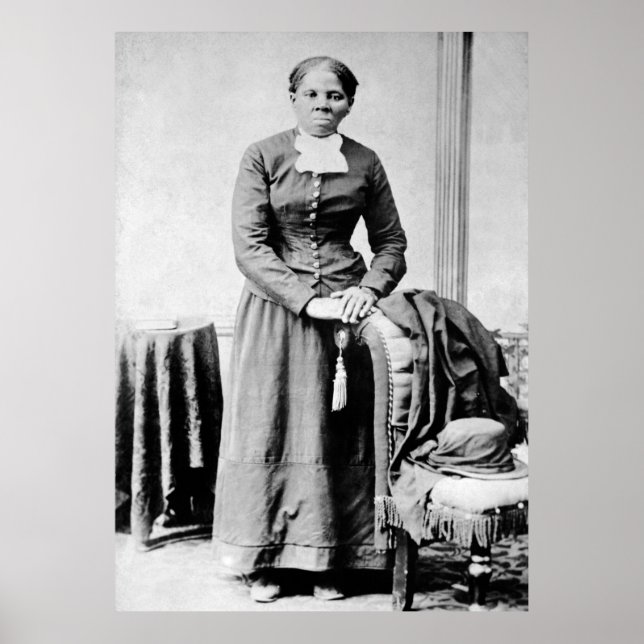 Black History Icons: Harriet Tubman, Civil Rights Poster (Front)