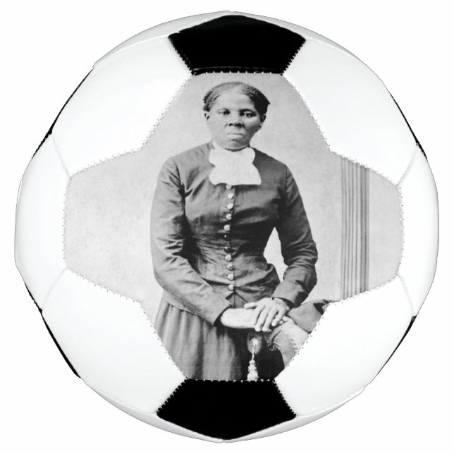 Black History Icons: Harriet Tubman, Civil Rights Soccer Ball (Front)