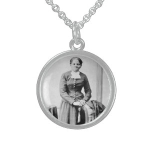 Black History Icons: Harriet Tubman, Civil Rights Sterling Silver Necklace