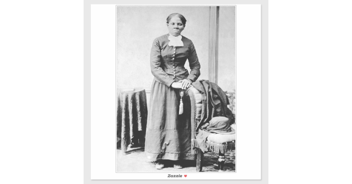 Black History Icons: Harriet Tubman, Civil Rights Sticker | Zazzle