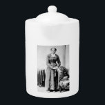 Black History Icons: Harriet Tubman, Civil Rights Teapot<br><div class="desc">Black History Icons: Harriet Tubman, Civil Rights: Harriet Tubman, a former slave herself, became a legendary conductor on the Underground Railroad. After escaping to freedom in 1849, she bravely returned south at least 19 times over the next decade. Nicknamed "Moses" for her leadership, Tubman guided enslaved people through a network...</div>