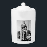 Black History Icons: Harriet Tubman, Civil Rights Teapot<br><div class="desc">Black History Icons: Harriet Tubman, Civil Rights: Harriet Tubman, a former slave herself, became a legendary conductor on the Underground Railroad. After escaping to freedom in 1849, she bravely returned south at least 19 times over the next decade. Nicknamed "Moses" for her leadership, Tubman guided enslaved people through a network...</div>