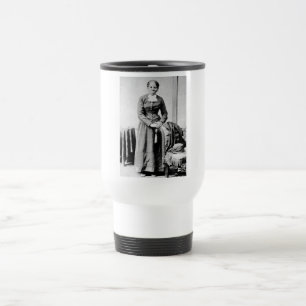 Black History Icons: Harriet Tubman, Civil Rights Travel Mug