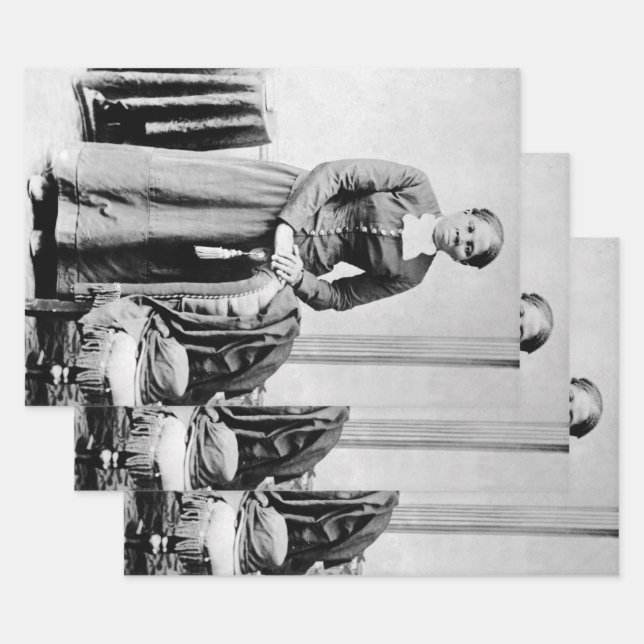 Black History Icons: Harriet Tubman, Civil Rights Wrapping Paper Sheets (Set)