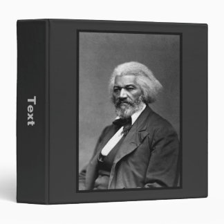 Black History Icons: Older Frederick Douglass 3 Ring Binder