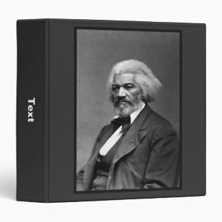 Black History Icons: Older Frederick Douglass 3 Ring Binder