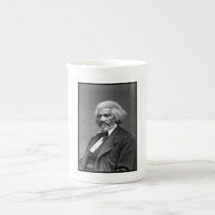 Black History Icons: Older Frederick Douglass Bone China Mug