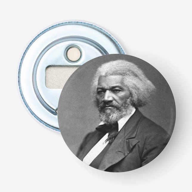 Black History Icons: Older Frederick Douglass Bottle Opener (Front)
