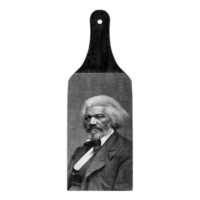 Black History Icons: Older Frederick Douglass Cutting Board (Front)