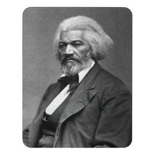 Black History Icons: Older Frederick Douglass Door Sign