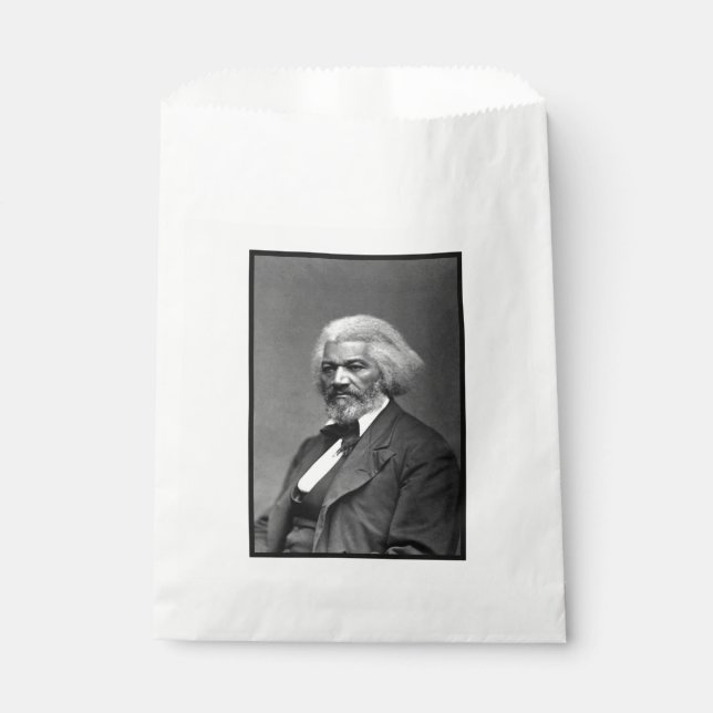 Black History Icons: Older Frederick Douglass Favor Bag (Front)