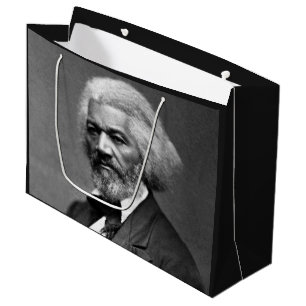 Black History Icons: Older Frederick Douglass Large Gift Bag