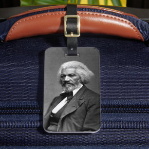 Black History Icons: Older Frederick Douglass Luggage Tag