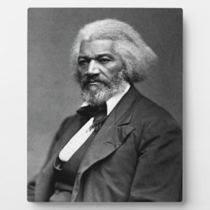 Black History Icons: Older Frederick Douglass Plaque