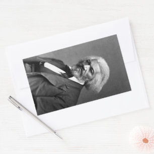 Black History Icons: Older Frederick Douglass Rectangular Sticker