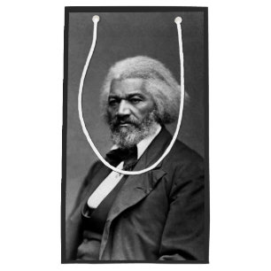 Black History Icons: Older Frederick Douglass Small Gift Bag